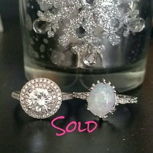 Vintage Style Set of 2 SS Rings